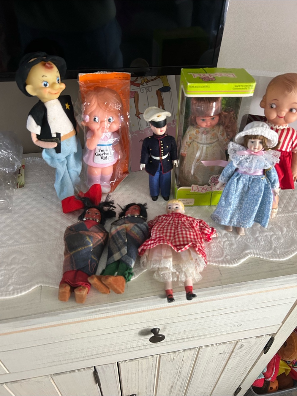 Vintage Assorted Dolls Collection - Multicolor